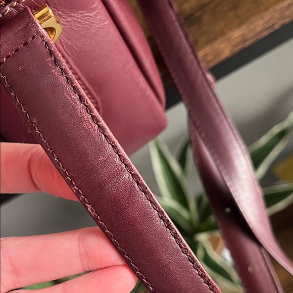 Cartier Deep Red Leather Crossbody Bag - Picture 8 of 17